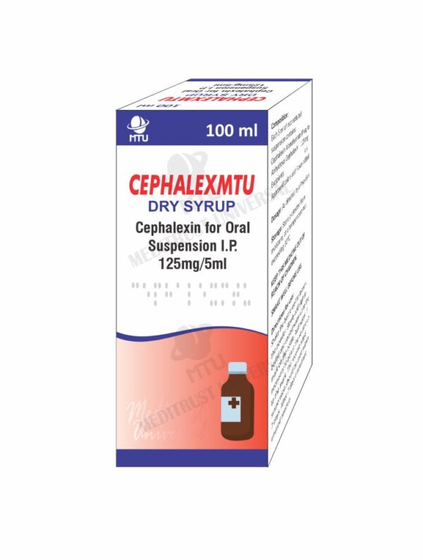 Cephalexmtu Dry Syrup 125mg/5ml