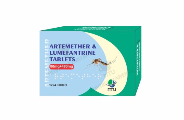 Artemether & Lumefantrine Tablets 80mg+480mg